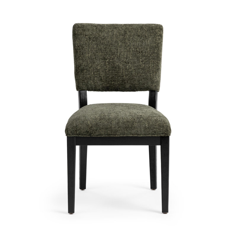 Arima Upholstered Dining Chair, Winter Fir, Black