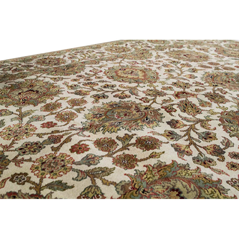 Wool Floral Area Rug