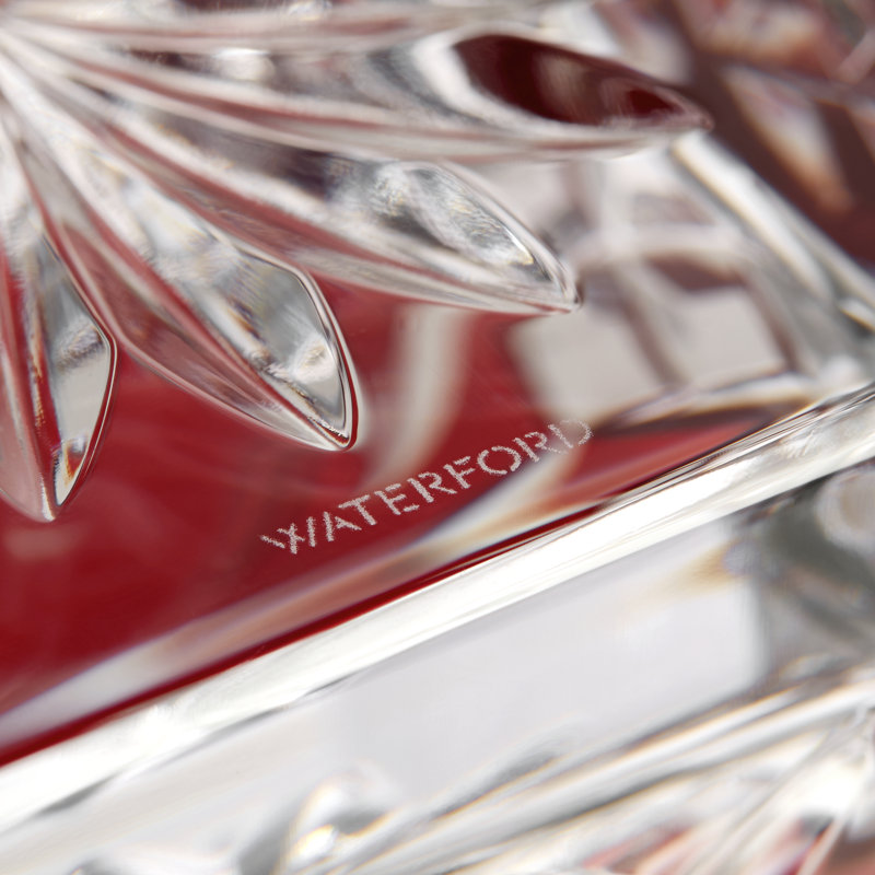 Waterford Lismore Red Square Decanter 24floz