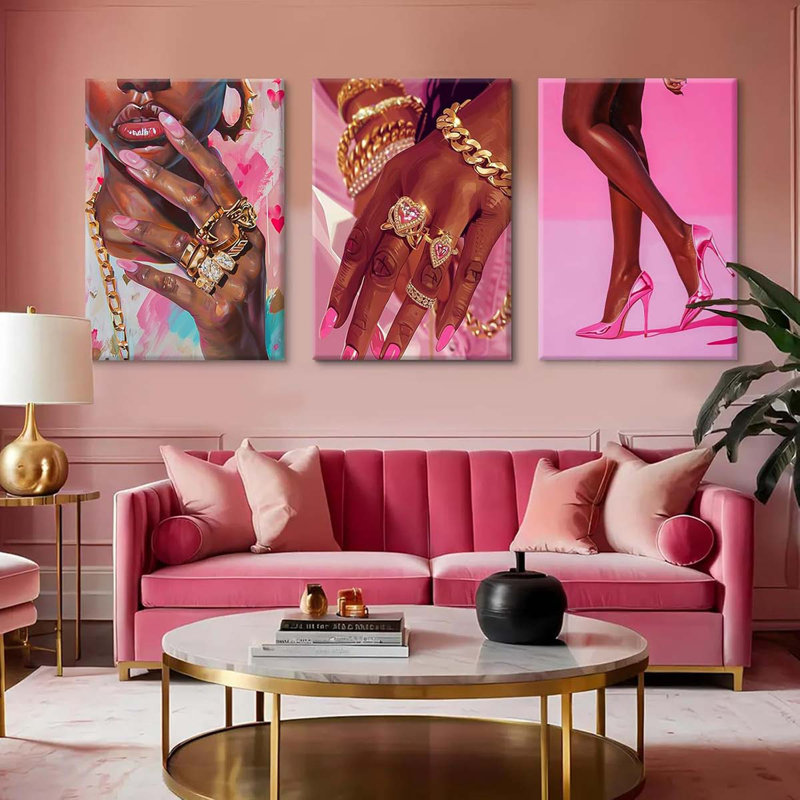 3 Piece Wrapped Canvas Print, 40 cm H x 30 cm W