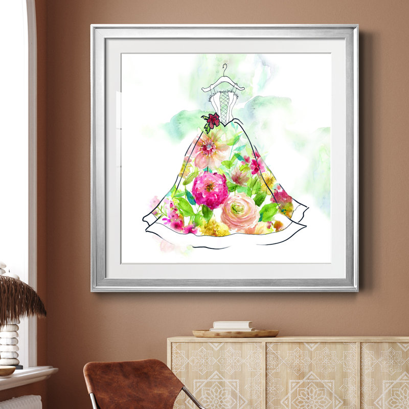 Nature ludique 4 - Peinture avec cadre, H 30,5 po x l 30,5 po x P 1,5 po, Argent