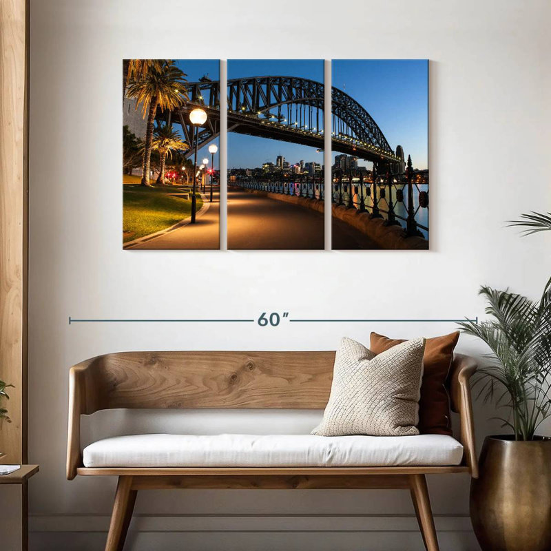 Sydney Harbor Bridge At Dusk