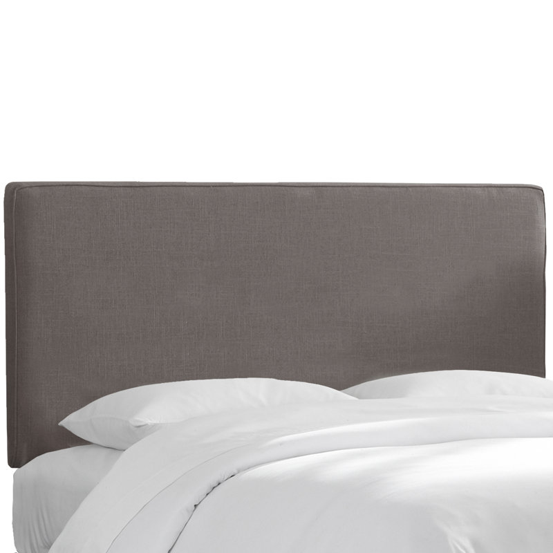 Upholstered Headboard, California King, Classic Slate Linen