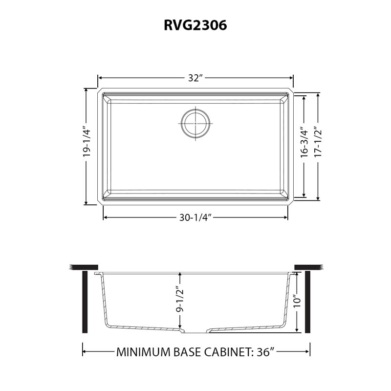 Ruvati 33-inch Undermount Workstation Granite Composite Kitchen Sink, Urban Gray