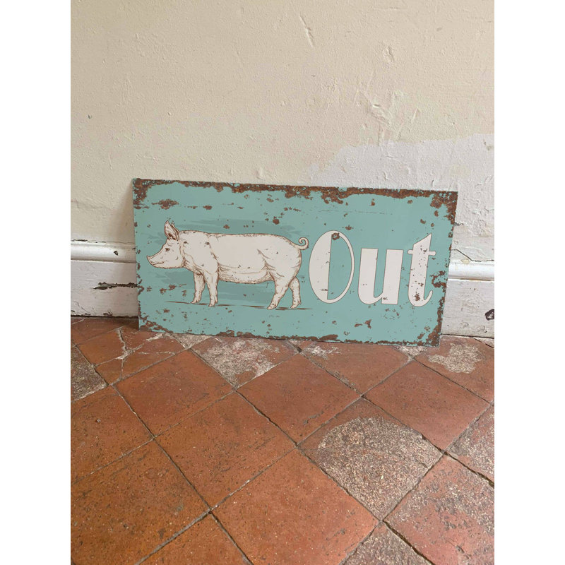 Handmade Wall Decor on Metal, 15cm H x 20cm W