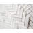 Bianco Dolomite 1"x3" Herringbone Matte