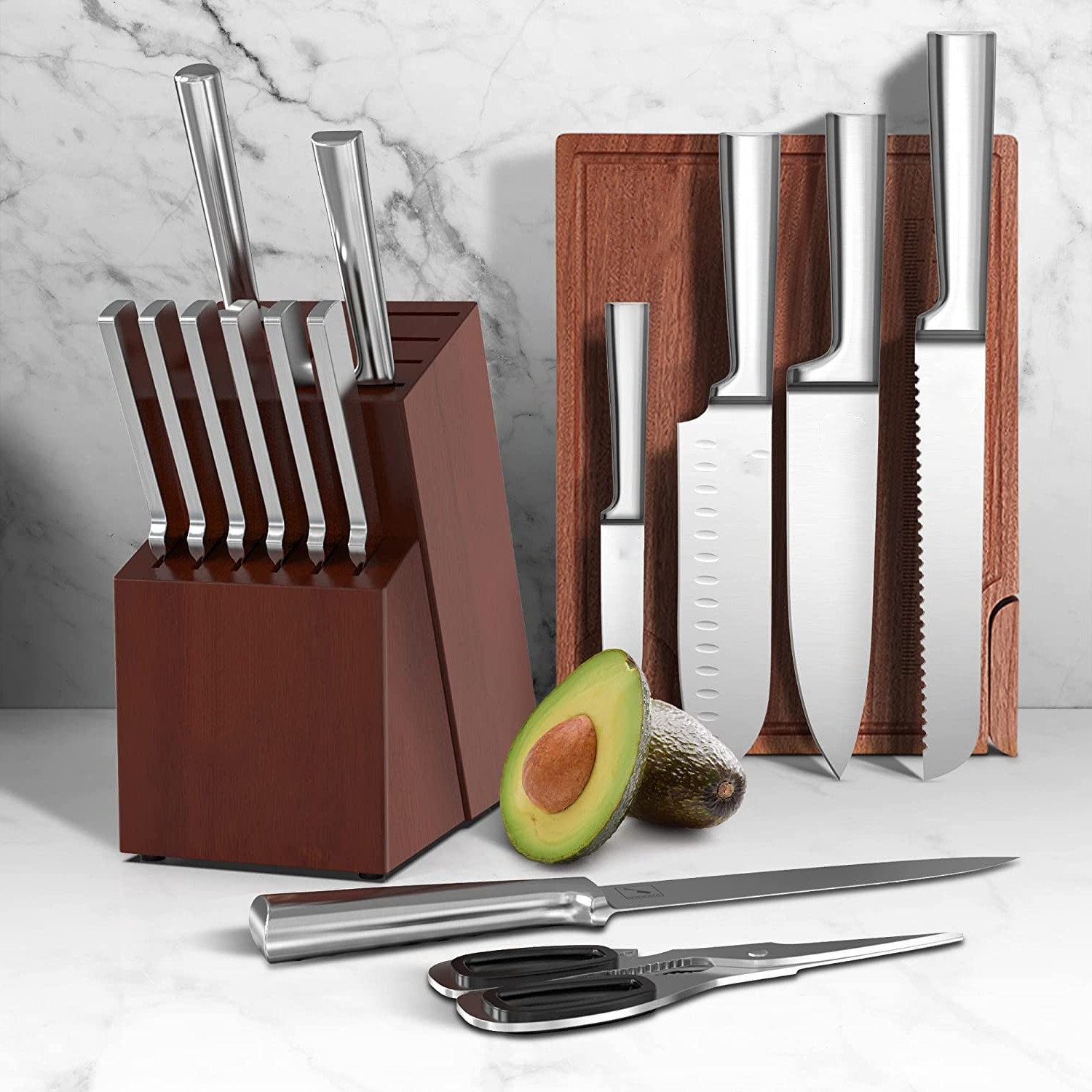 Kitchen Knife Set, imarku Knife Set with Block,14-Piece Premium Knives Set