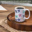 Verre à vin 15 oz. Tasse décorative en céramique