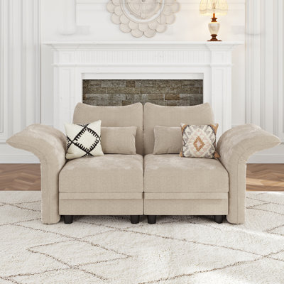 Khadijia Upholstered 63'' Loveseat