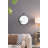 Iron Frame Vertical Round Mirror