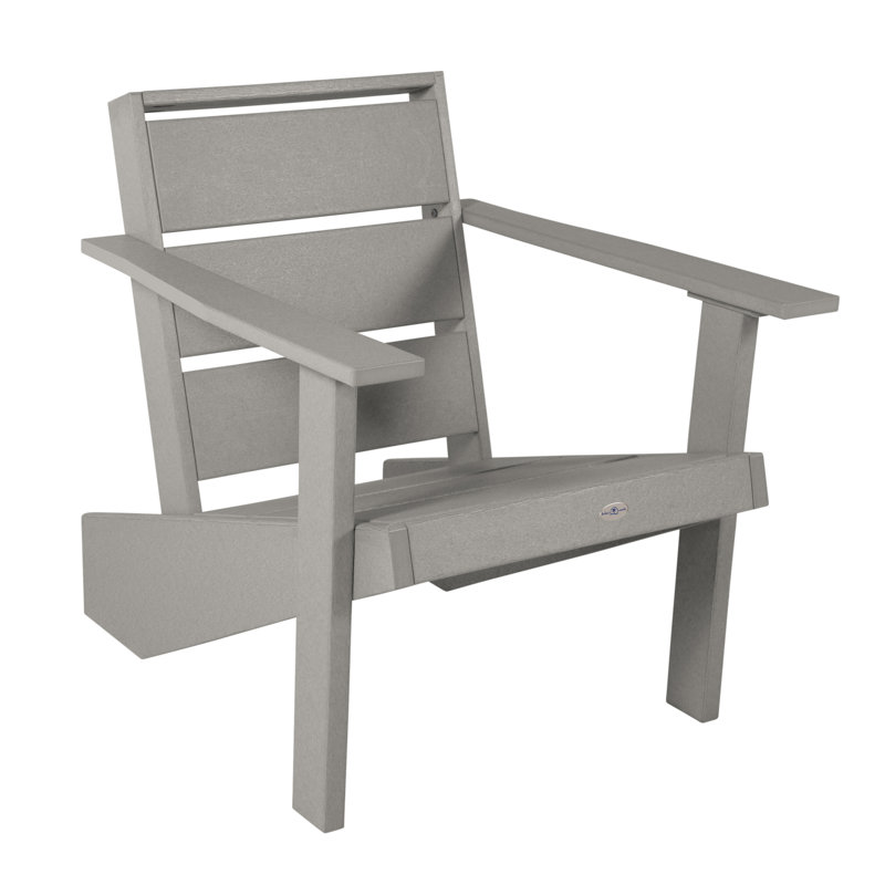 Chaise Adirondack moderne Haven, Gris côtier