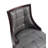 Fifth Avenue Traditional Vegan Leather Upholstered Beech Wood Counter Stool in Graphite-53598450-98788205