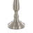 Lavish Home 25.5" Brushed Steel Table Lamps - Set of 2 Traditional Accent Desk Lamp Lights with LED Bulbs - Home Décor for Bedroom, Living Room, Office, or Entry