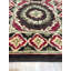 Tapis floral rouge en laine noué à la main Amone-94483816