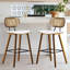 Tabouret de bar et de comptoir rembourré 27 po Aunjel