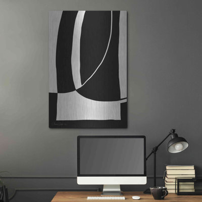 Luxe Metal Art 'Black Ops 1' By Design Fabrikken, Black Ops 1 by Design Fabrikken - Unframed Print on Metal