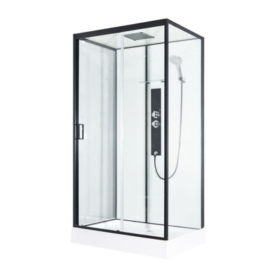 Vidalux Kontrast Rectangular Hydro Shower Cabin Easy Installation 2 Years Warranty