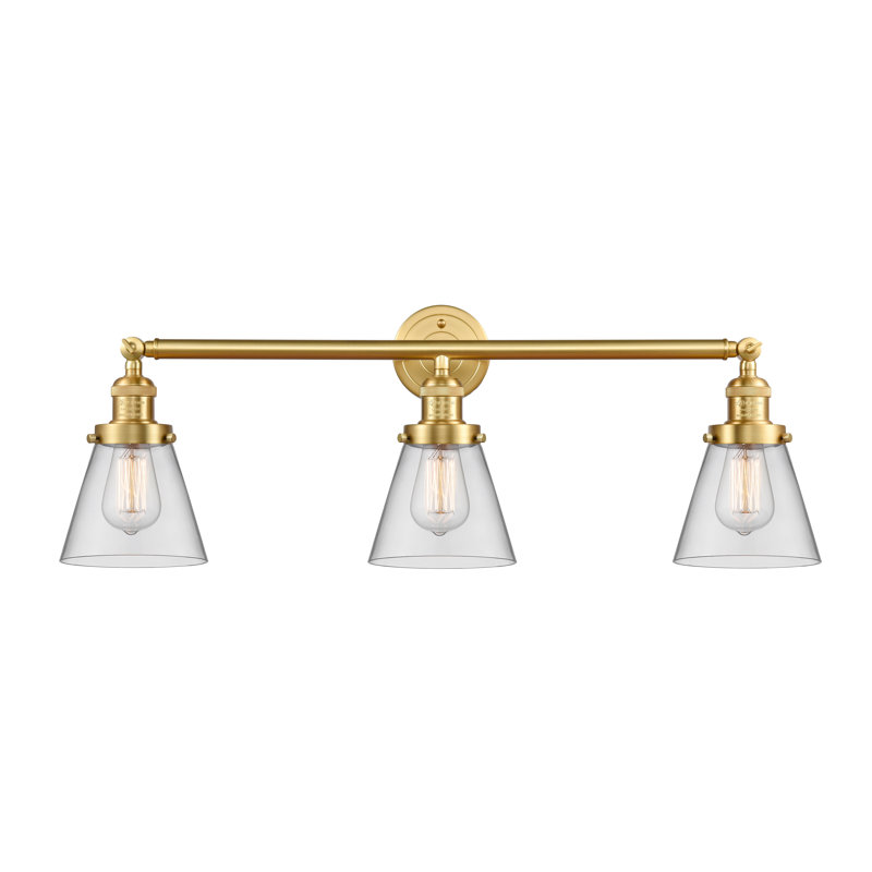 Blankenship 3 - Light Dimmable Vanity Light, Polished Chrome, Seedy, 3W LED Bulb