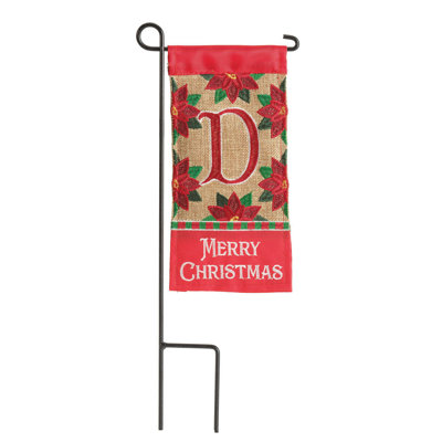  Elenis Mini Flag Christmas Monogram 4x8.5