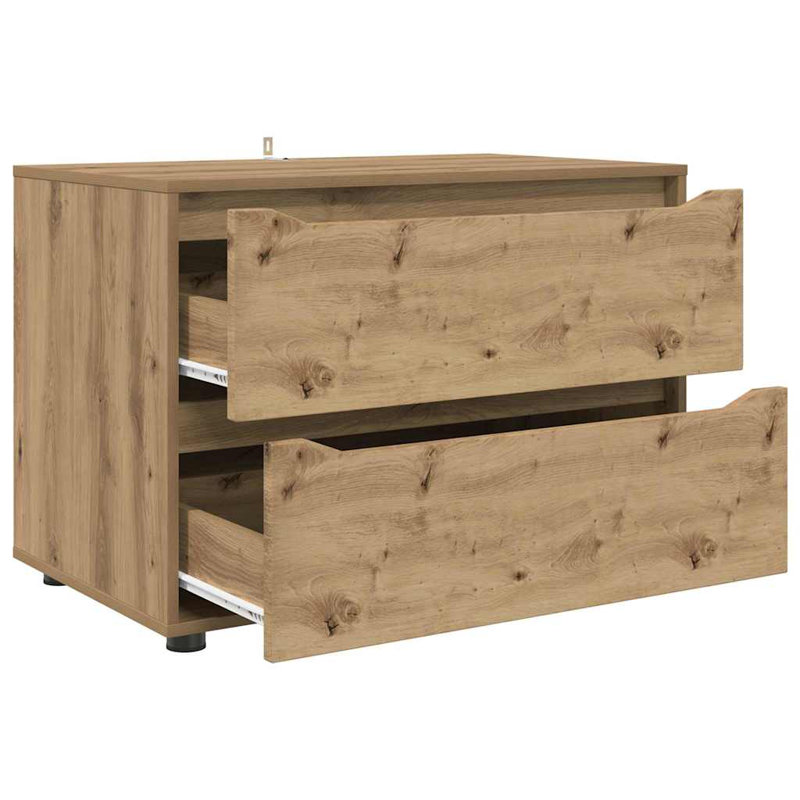 80cm W Chest of Drawers, Artisan Oak