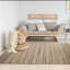 Tapis rayé fait à la main Moris-2061972405