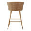 Tabouret de bar rembourré avec structure en métal (lot de 6)