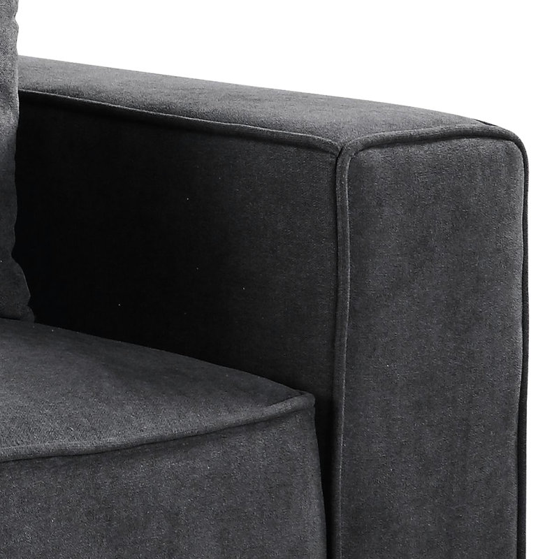 Modern Grey With And Customizable Seat Contemporary Chair Compact