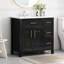 Meuble-lavabo avec lavabo et armoire avec tiroirs-2039664806