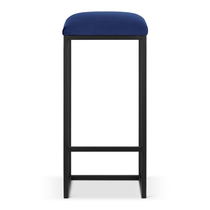 Malahni Upholstered Counter Stool with Metal Frame