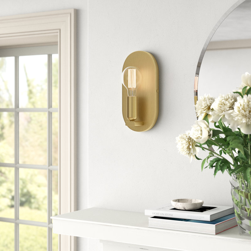 Thomasin Cassi 1 - Light Dimmable Armed Sconce, Gold