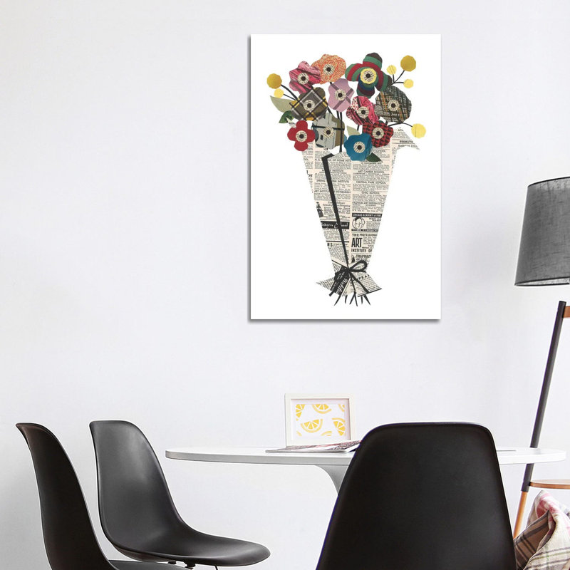 Bouquet par Paper Cutz - impression, H 40 po x l 26 po x P 1,5 po