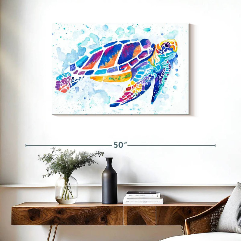 Tortue de mer Brampt, H 24 po x l 36 po