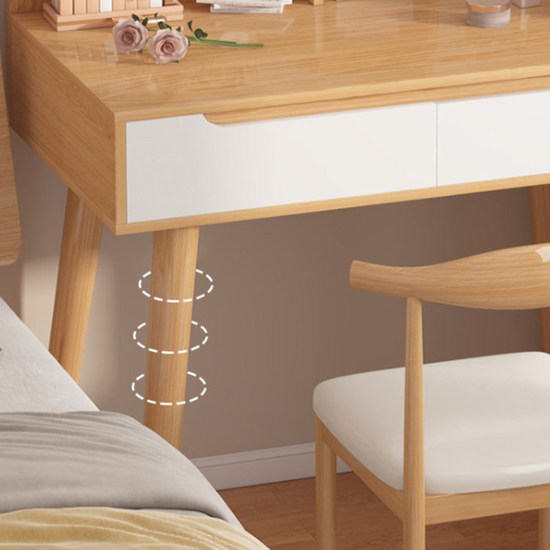 Meuble-lavabo en bois 60 cm avec tiroirs et miroirs