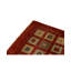 Zarbof Wool Geometric Area Rug in Red
