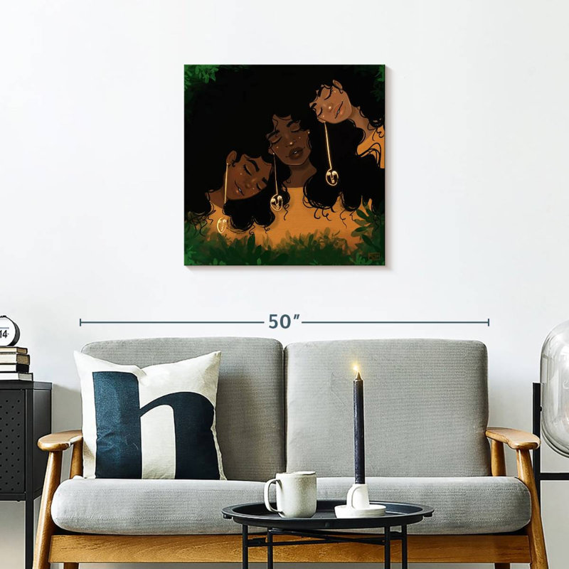 Sœurs de la Terre, H 24 po x l 24 po