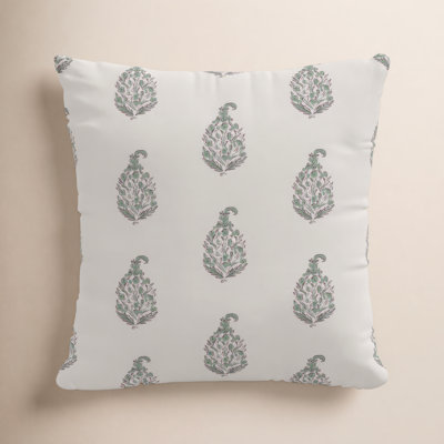 Imogen Floral Cotton Throw Pillow