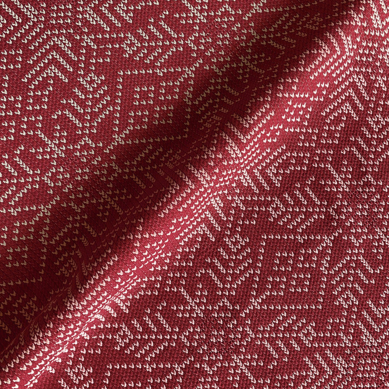 Bishop Cardigan Scarlet Fabric