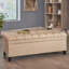 Banc de rangement moderne avec repose-pieds-791533641