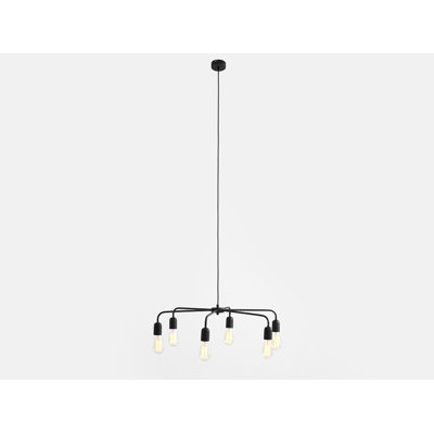 Allegro 6 - Light White Cluster Pendant