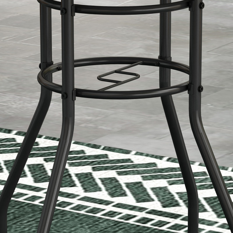 Kimbler Round Metal Outdoor Dining Table,Coffee Table,Bistro Table , 60cm cm W 60cm cm D