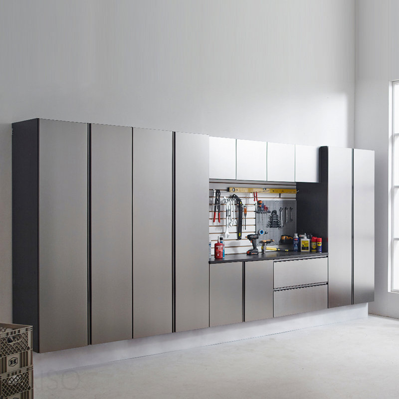 Armoire de garage murale en bois