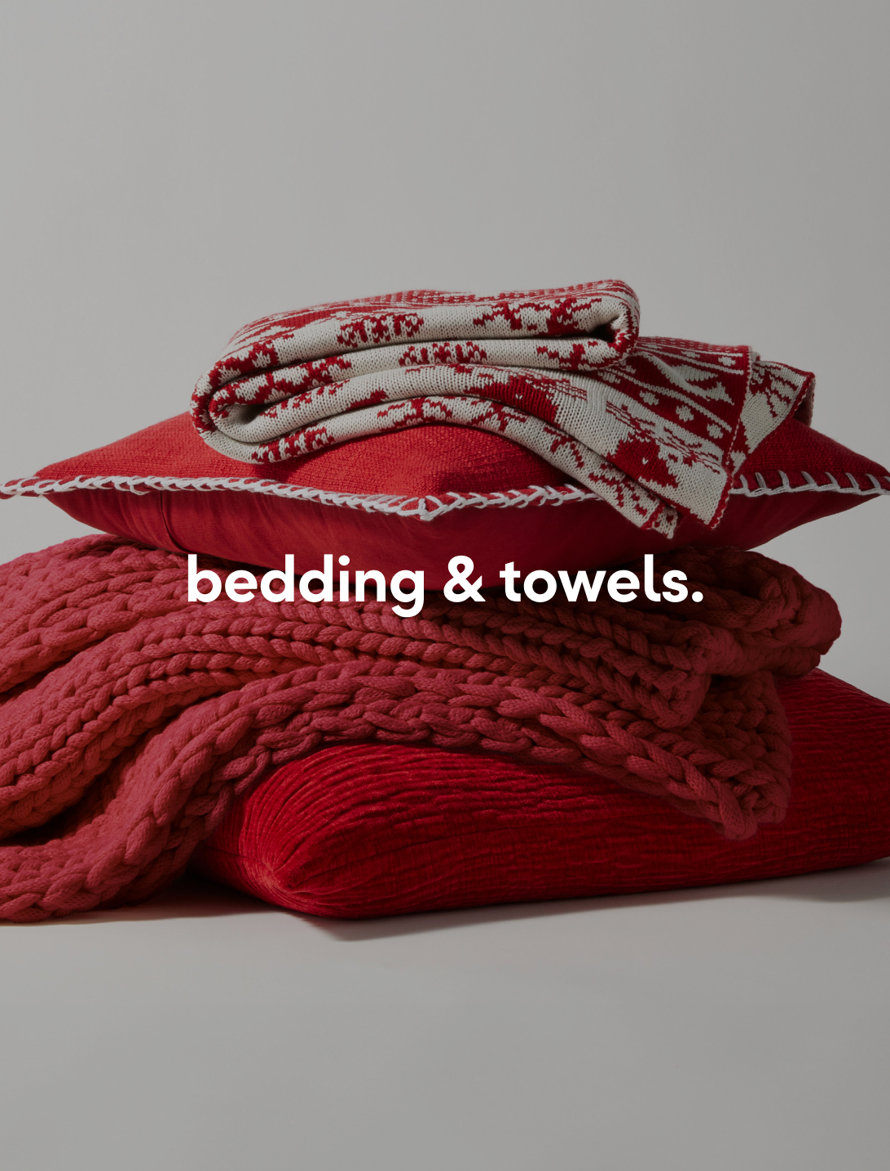 bedding & towels