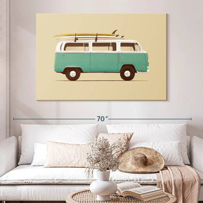 Mehar Blue Retro Van