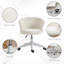 Chaise de travail en mélange de polyester / polyester Evvy