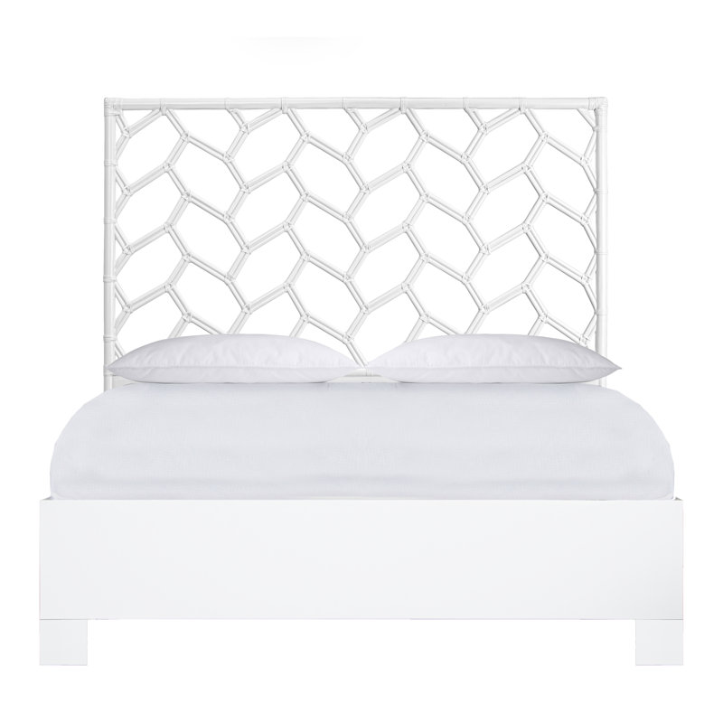 Lit plateforme Silas, Blanc, Grand
