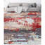 Hand Woven Wool Abstract Area Rug-1172085815
