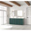 Meuble-lavabo double 80,00 po avec plateau en quartz Surens-413937929