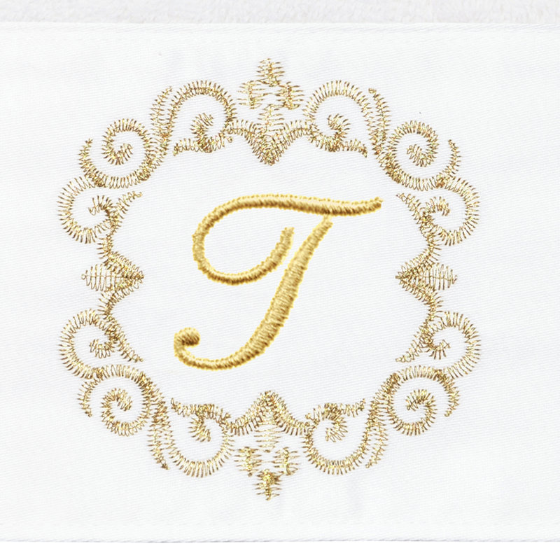 Winston Porter 100% Turkish Cotton MONICA 2PC Embellished Hand Towel Set, T