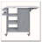 Foldable Outdoor Kitchen Island Patio Kitchen Island Outdoor Kitchen Cart Portable Prep Station with Lockable Wheels-124448394