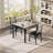 4 Person 73cm L x 73cm H Manufactured Wood Dining Table